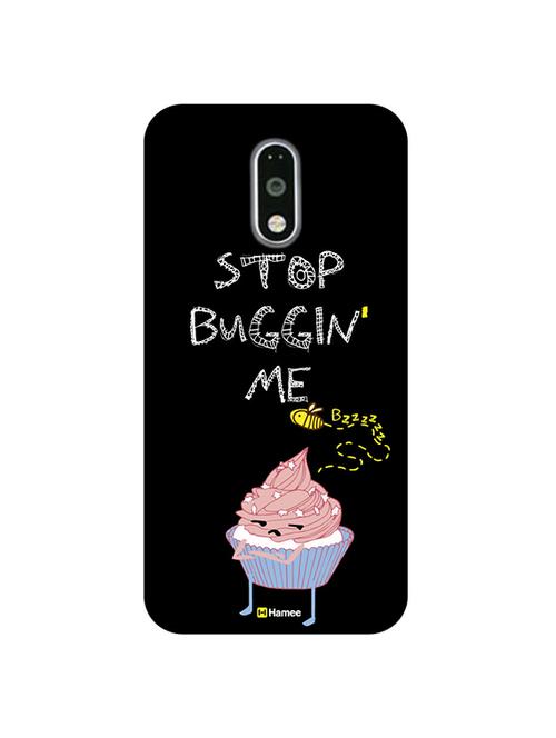 customizable hamee original cover thin fit plastic hard back case cover for gionee s6s stop bugging me - 12699621 - Very Small Image - 1