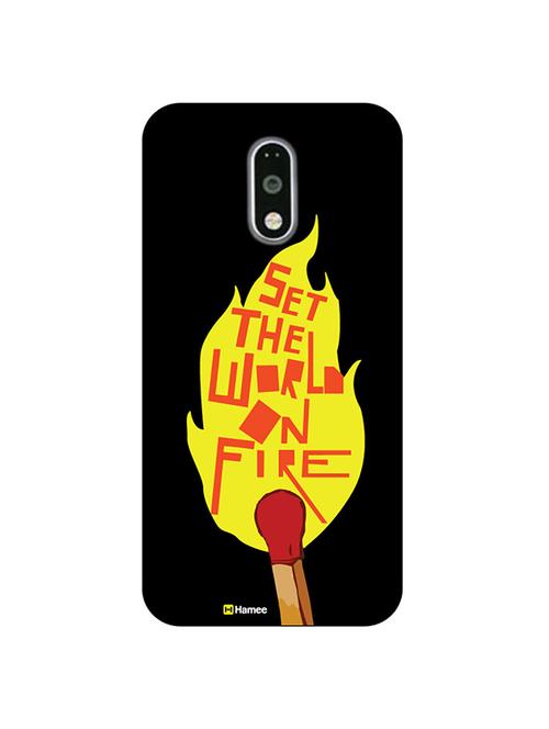customizable hamee original cover thin fit plastic hard back case cover for gionee s6s set the world on fire - 12699628 - Very Small Image - 1
