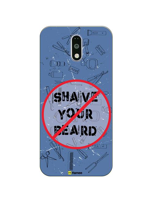 customizable hamee original cover thin fit plastic hard back case cover for gionee s6s shave your beard - 12699639 - Very Small Image - 1