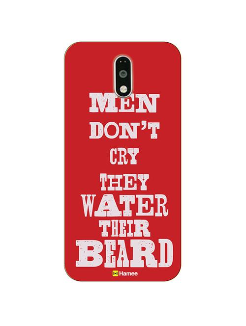 customizable hamee original cover thin fit plastic hard back case cover for gionee s6s men don't cry - 12699640 - Very Small Image - 1