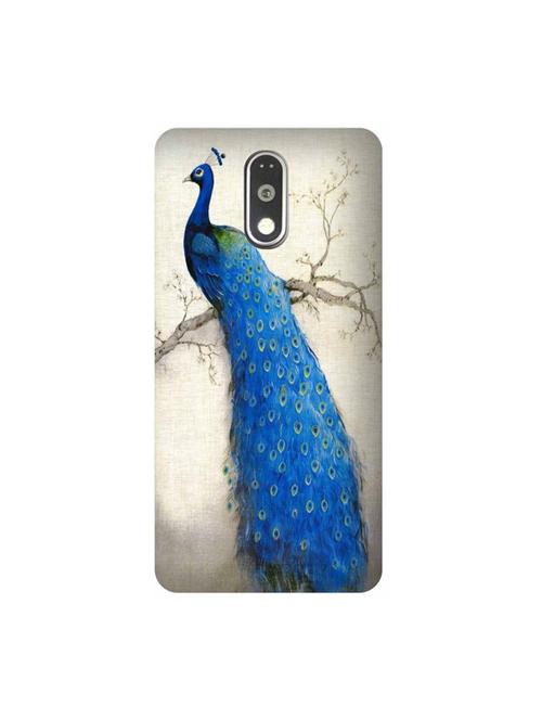 customizable hamee original cover thin fit plastic hard back case cover for gionee s6s  peacock - 12699718 - Very Small Image - 1