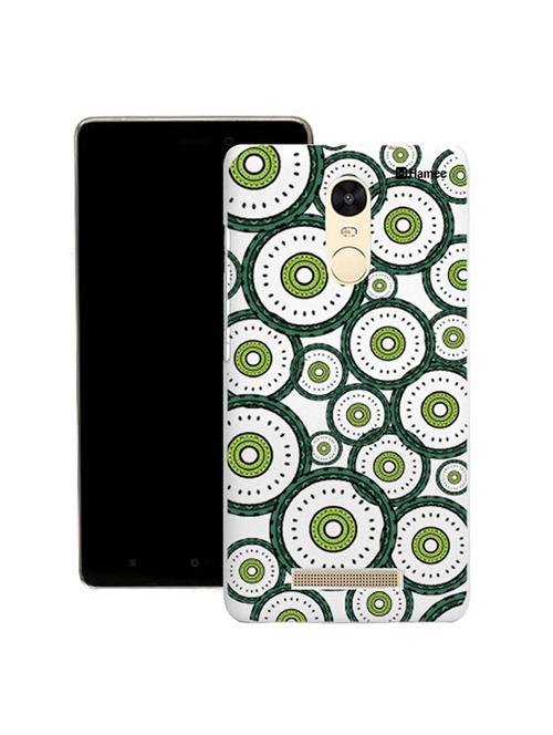 customizable hamee original cover thin fit plastic hard back case cover for gionee s6s (ethnic green circles) - 12699819 - Very Small Image - 1