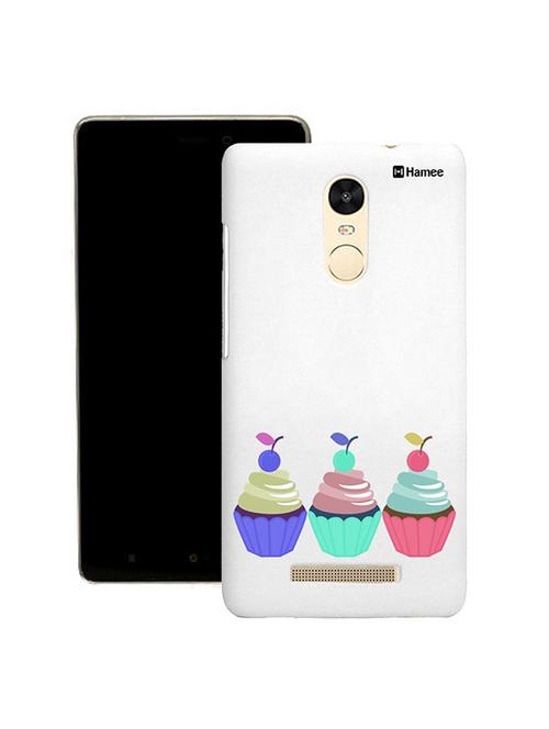 customizable hamee original cover thin fit plastic hard back case cover for gionee s6s (three cupcakes) - 12699821 - Very Small Image - 1