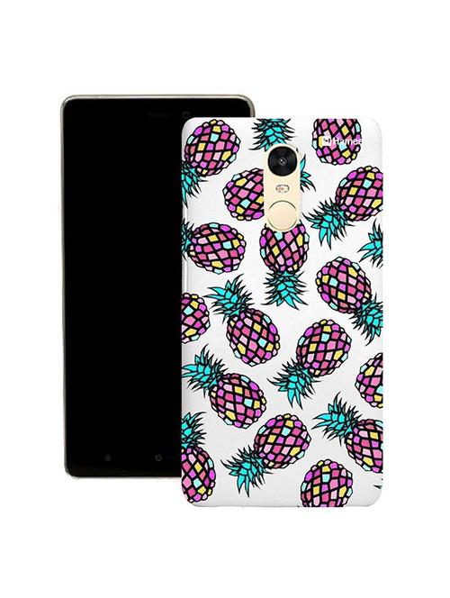 customizable hamee original cover thin fit plastic hard back case cover for gionee s6s (cool pineapples) - 12699850 - Very Small Image - 1