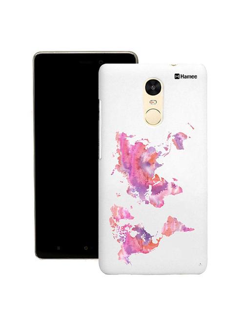 customizable hamee original cover thin fit plastic hard back case cover for gionee s6s (pink map) - 12699854 - Very Small Image - 1