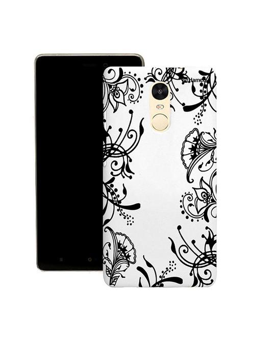 customizable hamee original cover thin fit plastic hard back case cover for gionee s6s (black side flowers) - 12699857 - Very Small Image - 1