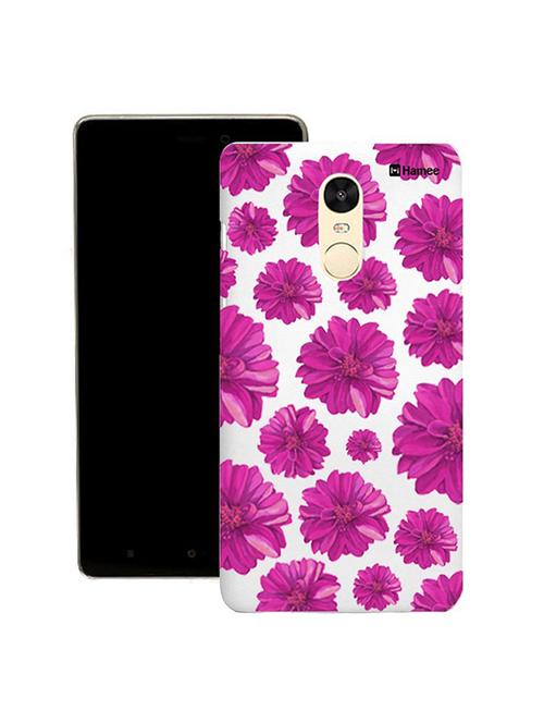 customizable hamee original cover thin fit plastic hard back case cover for gionee s6s (purple flowers) - 12699861 - Very Small Image - 1