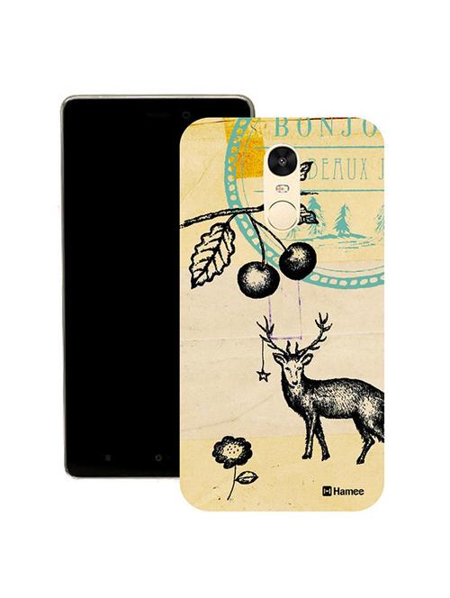 customizable hamee original cover thin fit plastic hard back case cover for gionee s6s (deer stamp) - 12699905 - Very Small Image - 1