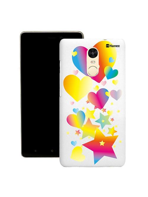 customizable hamee original cover thin fit plastic hard back case cover for gionee s6s (neon hearts and stars) - 12699916 - Very Small Image - 1