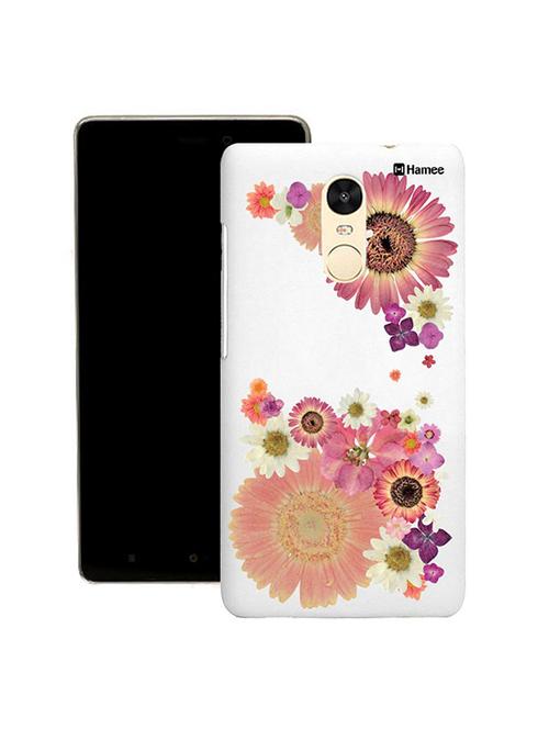 customizable hamee original cover thin fit plastic hard back case cover for gionee s6s (pink large flowers) - 12699922 - Very Small Image - 1