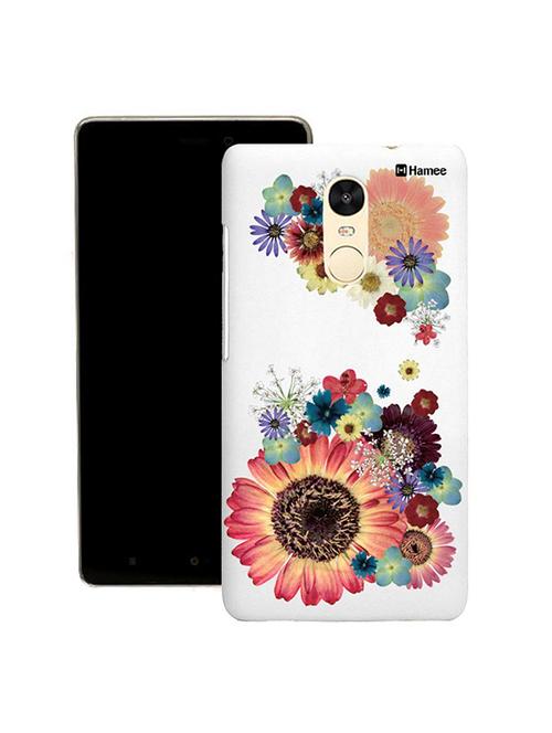 customizable hamee original cover thin fit plastic hard back case cover for gionee s6s (multicolour large flowers) - 12699923 - Very Small Image - 1