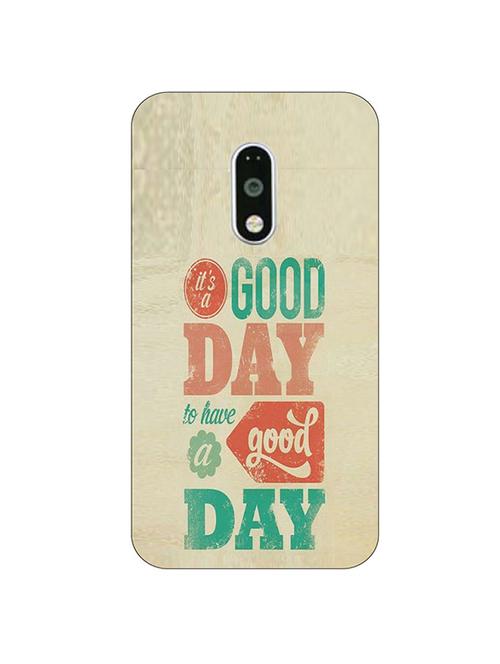 customizable hamee original cover thin fit plastic hard back case cover for gionee s6s (good day ) - 12699971 - Very Small Image - 1