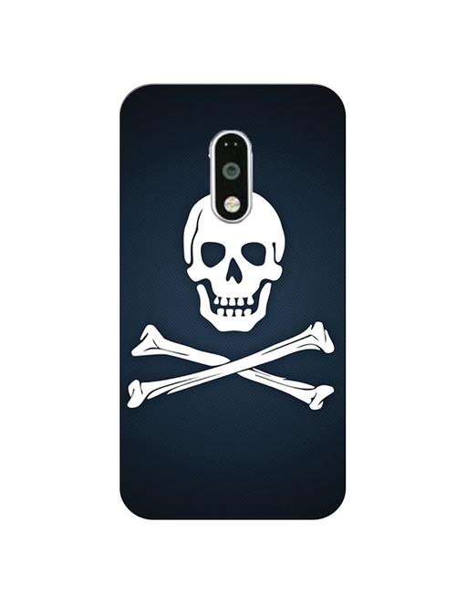 customizable hamee original cover thin fit plastic hard back case cover for gionee s6s (skull bones) - 12699973 - Very Small Image - 1