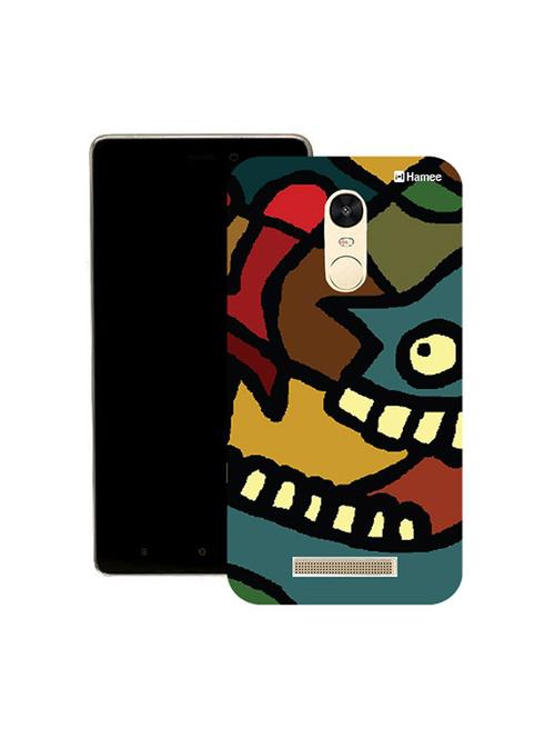 hamee original japanese cover thin fit plastic hard back case cover for lenovo phab 2 plus (grinning face) - 12701075 - Very Small Image - 1