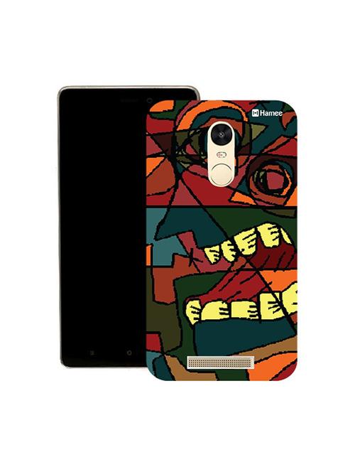 hamee original japanese cover thin fit plastic hard back case cover for lenovo phab 2 plus (growling face / blue) - 12701084 - Very Small Image - 1