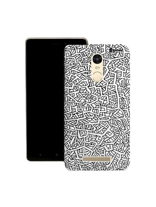 hamee original japanese cover thin fit plastic hard back case cover for lenovo phab 2 plus (black squiggles) - 12701100 - Very Small Image - 1