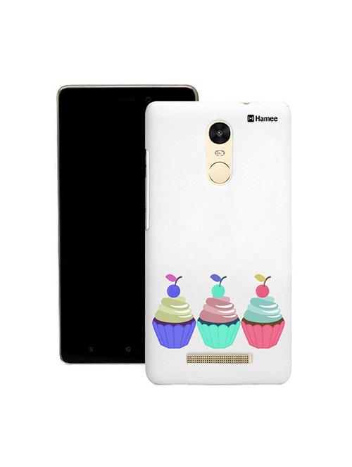 customizable hamee original cover thin fit plastic hard back case cover for lenovo phab 2 plus (three cupcakes) - 12701109 - Very Small Image - 1