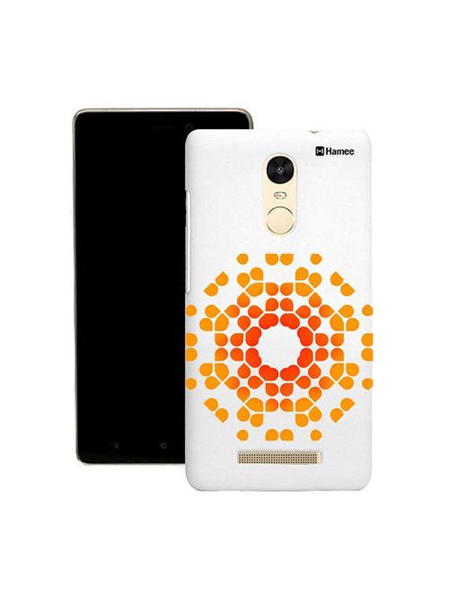 customizable hamee original cover thin fit plastic hard back case cover for lenovo phab 2 plus (radiant orange design) - 12701110 - Very Small Image - 1