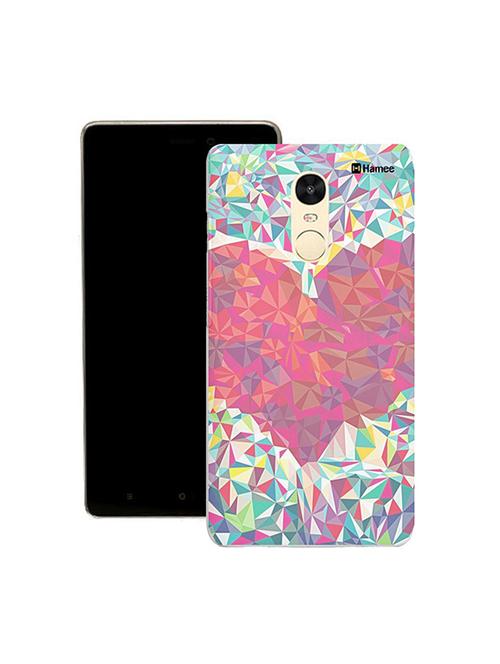 customizable hamee original cover thin fit plastic hard back case cover for lenovo phab 2 plus (translucent crystal heart) - 12701118 - Very Small Image - 1
