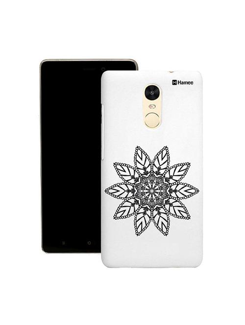 customizable hamee original cover thin fit plastic hard back case cover for lenovo phab 2 plus (ethnic henna flower) - 12701129 - Very Small Image - 1