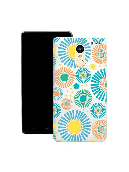 customizable hamee original cover thin fit plastic hard back case cover for lenovo phab 2 plus (floral bloom / blue) - 12701201 - Very Small Image - 1