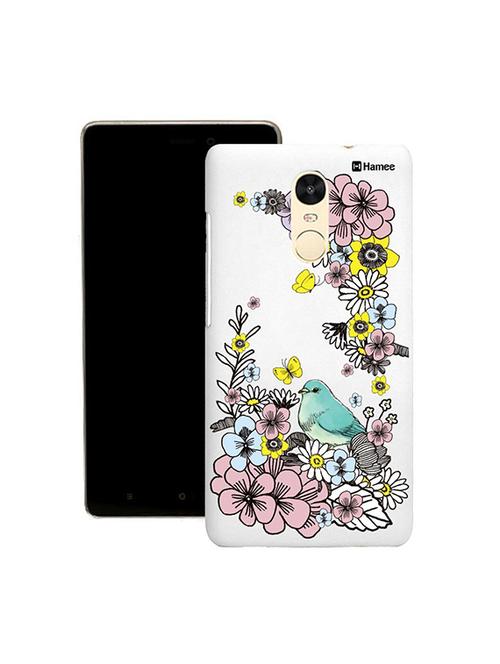customizable hamee original cover thin fit plastic hard back case cover for lenovo phab 2 plus (bird in garden / multicolour) - 12701205 - Very Small Image - 1