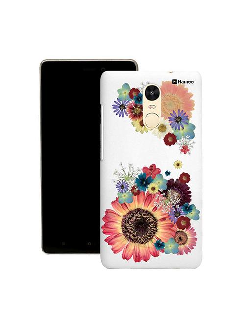customizable hamee original cover thin fit plastic hard back case cover for lenovo phab 2 plus (multicolour large flowers) - 12701210 - Very Small Image - 1