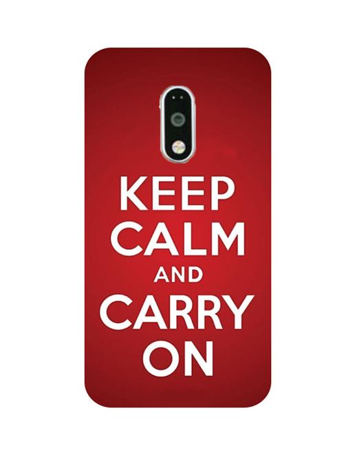 customizable hamee original cover thin fit plastic hard back case cover for lenovo phab 2 plus (keep calm ) - 12701243 - Very Small Image - 1