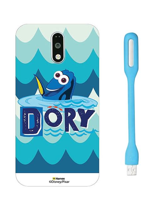 hamee disney pixar finding dory licensed hard back case cover for motorola moto g turbo cover with free led light - combo 26 - 12701284 - Very Small Image - 1