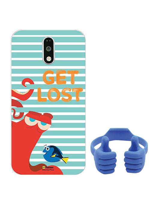 hamee disney pixar finding dory licensed hard back case cover for motorola moto g turbo cover with free mobile stand - combo 32 - 12701288 - Very Small Image - 1