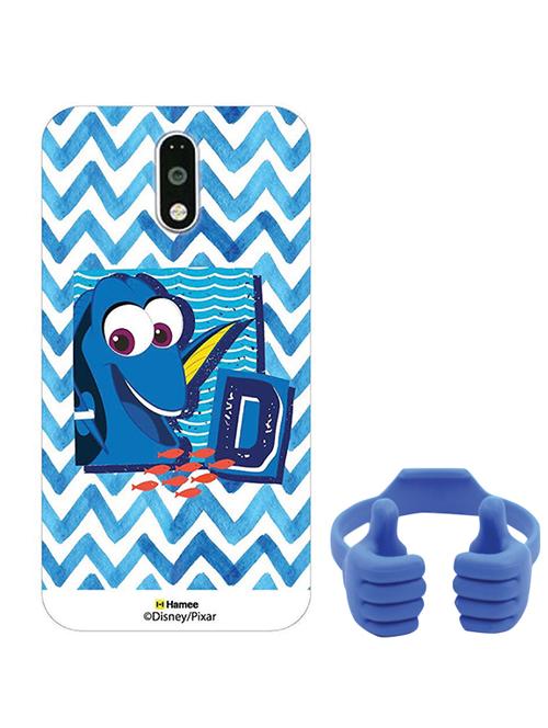 hamee disney pixar finding dory licensed hard back case cover for motorola moto g turbo cover with free mobile stand - combo 8 - 12701300 - Very Small Image - 1