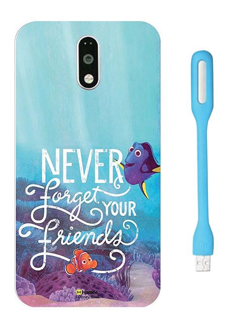 hamee disney pixar finding dory licensed hard back case cover for motorola moto g turbo cover with free led light - combo 10 - 12701302 - Very Small Image - 1