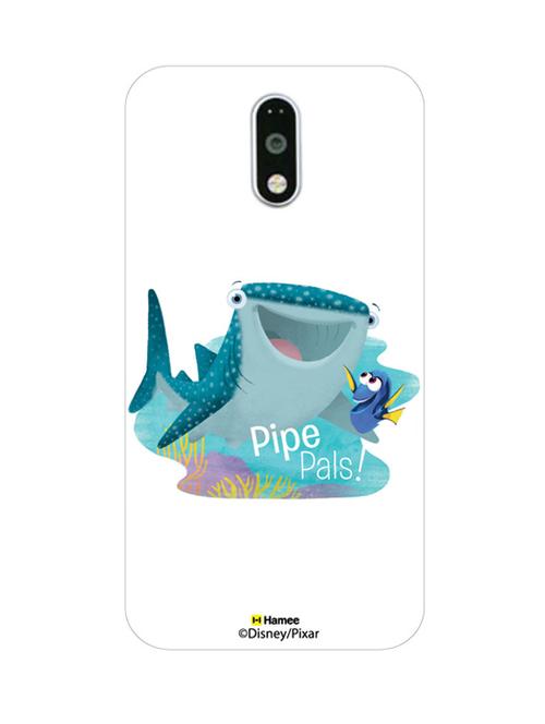 hamee disney pixar finding dory official licensed cover hard back case cover for motorola moto g turbo ( dory destiny/white ) - 12701333 - Very Small Image - 1