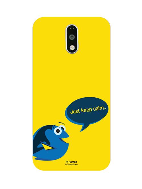 hamee disney pixar finding dory official licensed cover hard back case cover for motorola moto g turbo (dory / just keep calm) - 12701360 - Very Small Image - 1