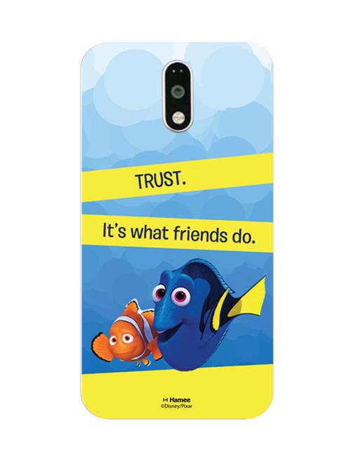 hamee disney pixar finding dory official licensed cover hard back case cover for motorola moto g turbo (dory marlin / trust) - 12701362 - Very Small Image - 1