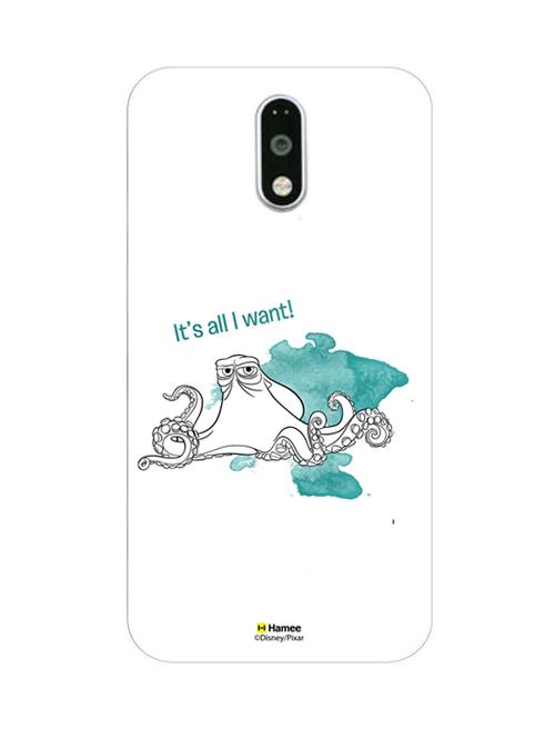 hamee disney pixar finding dory official licensed cover hard back case cover for motorola moto g turbo (hank / it's all i want) - 12701372 - Very Small Image - 1