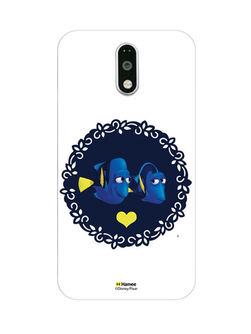 hamee disney pixar finding dory official licensed cover hard back case cover for motorola moto g turbo (charlie jenny / heart) - 12701373 - Very Small Image - 1