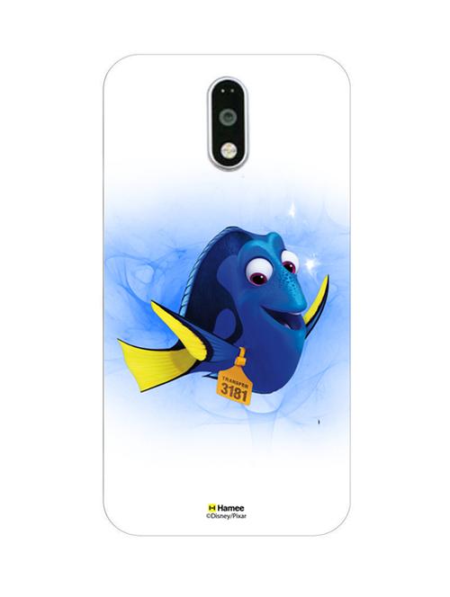 hamee disney pixar finding dory official licensed cover hard back case cover for motorola moto g turbo (dory / blue mist) - 12701378 - Very Small Image - 1