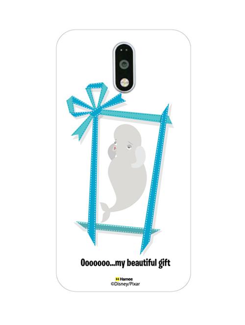 hamee finding dory official licensed cover hard back case cover for motorola moto g turbo (bailey 2/white ) - 12701386 - Very Small Image - 1