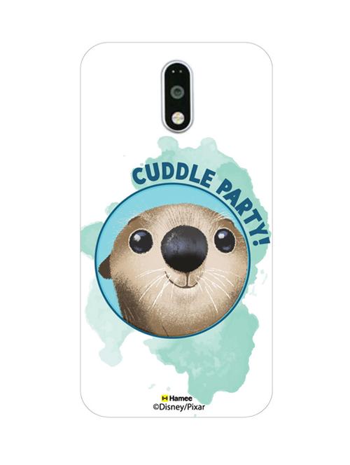 hamee finding dory official licensed cover hard back case cover for motorola moto g turbo (cuddle party bedge/white ) - 12701403 - Very Small Image - 1