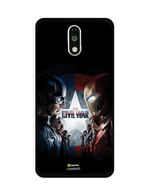 hamee marvel licensed civil war hard back case cover for motorola moto g turbo   - 12701487 - Very Small Image - 1