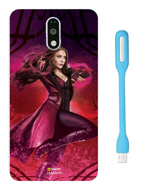 hamee marvel licensed civil war hard back case cover for motorola moto g turbo with free led  - 12701506 - Very Small Image - 1