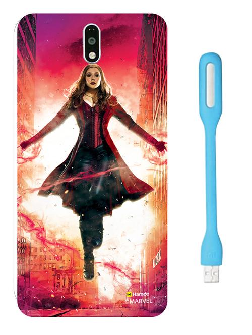 hamee marvel licensed civil war hard back case cover for motorola moto g turbo with free led  - 12701507 - Very Small Image - 1