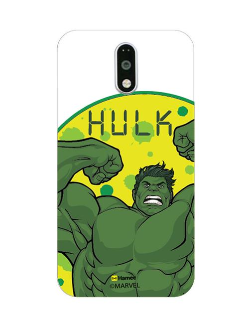 hamee original marvel character licensed cover slim fit plastic hard back case cover for motorola moto g turbo (hulk / yellow) - 12701530 - Very Small Image - 1