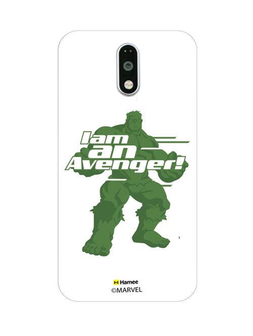 hamee original marvel character licensed cover slim fit plastic hard back case cover for motorola moto g turbo (hulk / avenger) - 12701533 - Very Small Image - 1