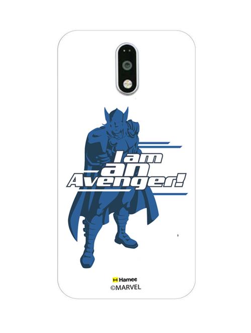 hamee original marvel character licensed cover slim fit plastic hard back case cover for motorola moto g turbo (thor / avenger) - 12701534 - Very Small Image - 1