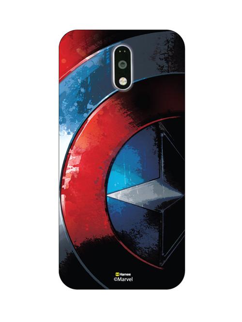 hamee marvel civil war captain america iron man licensed hard back case cover for motorola moto g turbo cover - design 3 - 12701542 - Very Small Image - 1