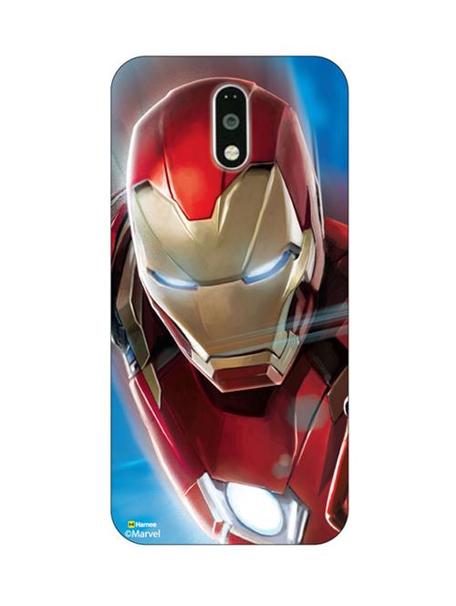 hamee marvel civil war captain america iron man licensed hard back case cover for motorola moto g turbo cover - design 9 - 12701548 - Very Small Image - 1