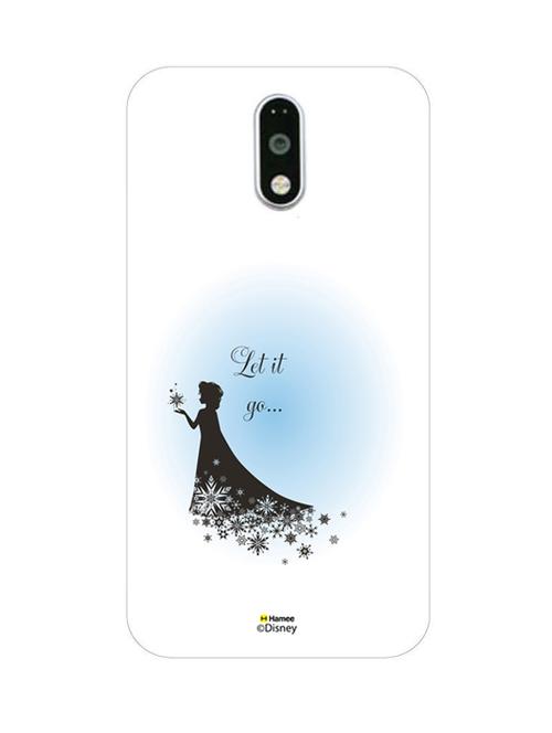 hamee disney princess frozen official licensed cover hard back case cover for motorola moto g turbo (elsa / let it go 2) - 12701618 - Very Small Image - 1