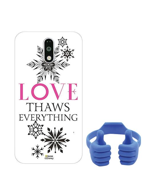 hamee disney frozen princess licensed hard back case cover for motorola moto g turbo cover with free mobile stand - combo 5 - 12701640 - Very Small Image - 1